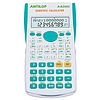 Antilop A-8200C színes számológép tudományos 10 + 2 számjegy 240 funkció fehér kék gombokkal