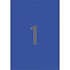 Apli 01600 210x297mm 1 pályás univerzális etikett kék 1 címke/ív 20ív/csomag