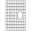 Apli 01860 12x18mm A5 univerzális etikett kerekített sarkú 110 címke/ív 15ív/csomag