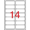 Apli 02419 99,1x38,1mm 2 pályás univerzális etikett kerekített sarkú 14 címke/ív 100ív/doboz
