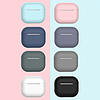 Apple AirPods 3 puha szilikon fülhallgató tok fehér (C tok)