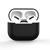 Apple AirPods 3 puha szilikon fülhallgató tok fekete (C tok)