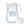 Aquaphor Onyx vízszűrő kancsó, 4.2L, fehér + 3 db szűrőbetét