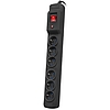 ARMAC SURGE PROTECTOR MULTI M6 3M 6X FRENCH OUTLETS BLACK (ARM193123)