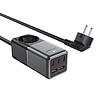 Asztali elosztó Acefast Z2, GaN, 3xUSB-C, 2xUSB-A, 75W fekete (Z2 black)