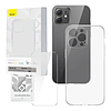 Átlátszó tok és edzett üveg készlet Baseus Corning iPhone 12-hez (P60112200201-00)