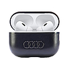 Audi bőr nagy logós AirPods Pro 2 tok fekete/fekete AU-APP2-GT/D3-BK