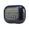 Audi bőr nagy logós AirPods Pro 2 tok fekete/fekete AU-APP2-GT/D3-BK