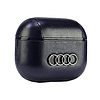 Audi bőr nagy logós tok AirPods 3-hoz - fekete