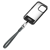 Audi bőr univerzális nyakpánt keresztpántra 28cm x 10mm - szürke