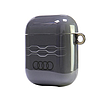 Audi IML geometrikus mintás tok AirPods 1 / 2 fülhallgatóhoz - szürke
