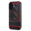 Audi IML Sport MagSafe iPhone 16 6.1" fekete/fekete keménytok AUS-IMLMIP16-RSQ/D2-BK