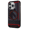 Audi IML Sport MagSafe tok iPhone 14 Pro 6.1" fekete/fekete keménytok AU-IMLMIP14P-RSQ/D2-BK
