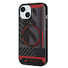 Audi IML Sport MagSafe tok iPhone 15 / 14 Plus Plus 6.7" fekete/fekete keménytok AU-IMLMIP15M-RSQ/D2-BK