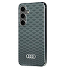 Audi IML varrásmintás MagSafe tok S24 S921szürke/szürke keménytok AU-IMLMS24-Q5/D3-GY