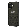 Audi műbőr iPhone 16 6.1" fekete/fekete keménytok AU-TPUPCIP16-GT/D2-BK