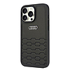 Audi műbőr iPhone 16 Pro Max 6.9" fekete/fekete keménytok AU-TPUPCIP16PM-GT/D2-BK