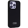 Audi szilikon tok iPhone 15 Pro Max telefonhoz - fekete