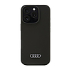 Audi szilikon tok iPhone 16 Pro 6.3" fekete/fekete keménytok AU-LSRIP16P-Q3/D1-BK