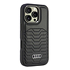 Audi szintetikus bőr MagSafe iPhone 16 Pro 6.3" fekete/fekete keménytok AU-TPUPCMIP16P-GT/D3-BK