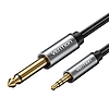 Audiokábel mini jack 3,5 mm-es férfi jack 6,35 mm-es férfi Vention BCYHL 10m