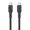 Aukey CB-KCC101 USB-C-USB-C kábel 1m fekete