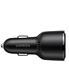 Autós töltő UGREEN CD239, USB, 2xUSB-C, PD, 69W, fekete (20467)