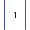 Avery-Zweckform 6119 210x297mm univerzális öntapadó fehér 25ív/doboz