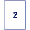 Avery-Zweckform L7168-100 199,6x143,5mm 1 pályás lézer etikett kerekített sarkú 2 címke/ív 100ív/doboz