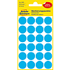 Avery-Zweckform No. 3005 18mm kézzel írható kör etikett címke kék 96 címke/csomag