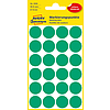 Avery-Zweckform No. 3006 18mm kézzel írható kör etikett címke zöld 96 címke/csomag