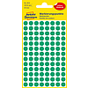 Avery-Zweckform No. 3012 8mm kézzel írható kör etikett címke zöld 416 címke/csomag