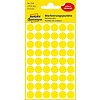 Avery-Zweckform No. 3144 12mm kézzel írható kör etikett címke sárga 270 címke/csomag