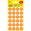 Avery-Zweckform No. 3173 18mm kézzel írható kör etikett címke narancssárga 96 címke/csomag