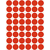 Avery-Zweckform No. 3374 18mm kézzel írható kör etikett címke piros 1056 címke/csomag