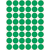 Avery-Zweckform No. 3376 18mm kézzel írható kör etikett címke zöld 1056 címke/csomag