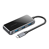 az 1-ben adapter HUB Vention TFBHB USB-C HDMI 4K@60Hz, 3x USB 3.0, PD, szürke (TFBHB)