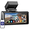 Azdome M580 előlapi 4k, hátsó kamera 1080p és belső kamera 1080p, 5 GHz-es WiFi, GPS, G-Sensor + 64 GB memóriakártya