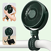 Babakocsi ventilátor 4000 mAh - JisuLife (FA24) - Frost Green (KF2331397)