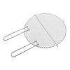 Barbecook BC-ACC-7459 rozsdamentes acél sütőrács, 50cm átmérő