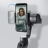 Baseus 3 tengelyes okostelefon kézi karstabilizátor fényképek és videók rögzítéséhez iOS Android kompatibilis élő vlog YouTube TikTok szürke (SUYT-0G)