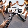 Baseus 3 tengelyes okostelefon kézi karstabilizátor fényképek és videók rögzítéséhez iOS Android kompatibilis élő vlog YouTube TikTok szürke (SUYT-0G)