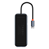 Baseus AcmeJoy 5 az 1-ben Hub, USB-C - 2xUSB 3.0, USB 2.0, USB-C PD, HDMI, sötétszürke (WKJZ010213)