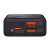 Baseus Adaman2 Powerbank 10000mAh, 2xUSB, USB-C, 30W, fekete (PPAD040001)