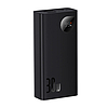 Baseus Adaman2 Powerbank, 10000mAh, 2xUSB, USB-C, 30W, fekete (PPAD040101)