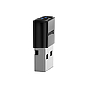 Baseus BA04 mini Bluetooth 5.0 USB adapter vevő adó számítógéphez fekete (ZJBA000001)