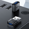 Baseus BA04 mini Bluetooth 5.0 USB adapter vevő adó számítógéphez fekete (ZJBA000001)