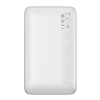 Baseus Baseus Pro 20000 mAh 22,5 W fehér powerbank A típusú USB-vel - C típusú USB 3A 0,3 m kábel (PPBD040302)