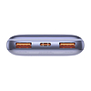 Baseus Bipow Pro Powerbank 10000mAh, 2xUSB, USB-C, 20W, lila (PPBD040205)