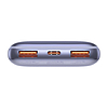 Baseus Bipow Pro Powerbank, 10000mAh, 2xUSB, USB-C, 22.5W, lila (PPBD040005)
